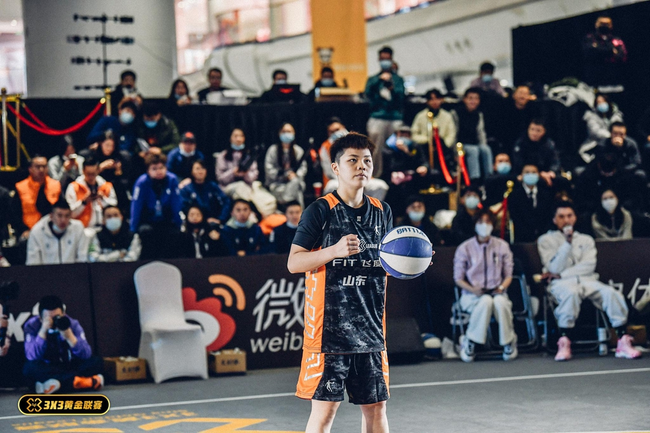 （2020年3X3黄金联赛年度总决赛上的方敏）