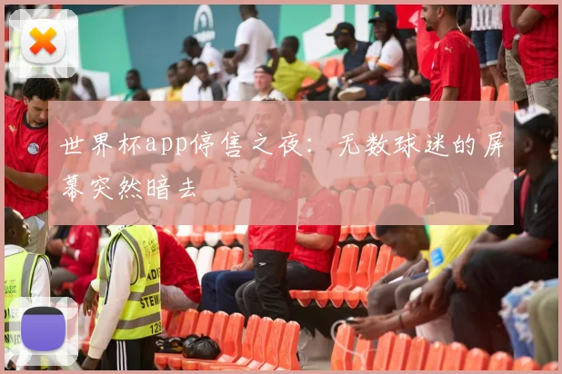 世界杯app停售之夜:无数球迷的屏幕突然暗去